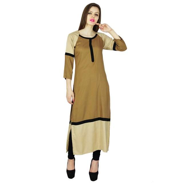 Phagun Kurti en Rayonne Designer Indien Bollywood Kurta Femme Tunique Décontractée