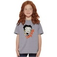 thumbnail image 5 of Betty Boop Zombie Cartoon Skeleton Girls Kids T Shirt Tees Teen Brisco Brands XS, 5 of 6