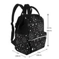 thumbnail image 2 of Balery Space Galaxy Mummy Backpack - Waterproof Twill Canvas, Large Capacity Diaper Bag with Multiple Pockets and Adjustable Straps, 2 of 6