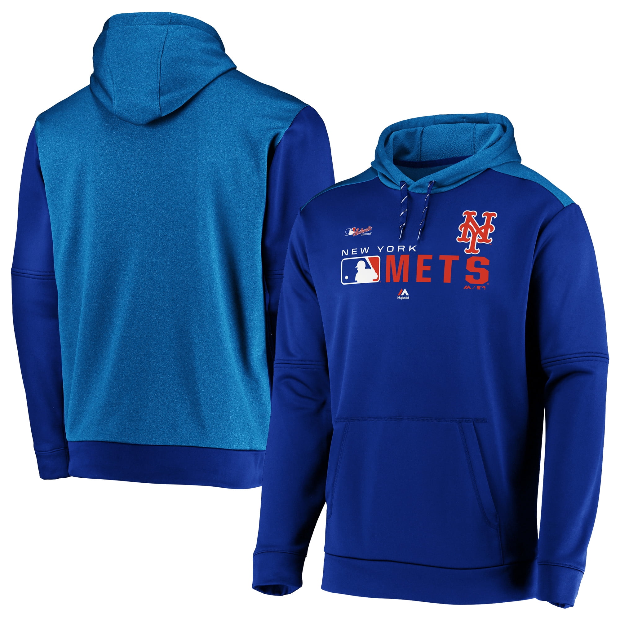 New York Mets Majestic Big & Tall Authentic Collection Players Pullover ...