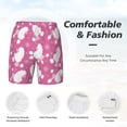 thumbnail image 5 of Lsque Mens Swim Trunks Cute Poodle Dog Pattern - Bathing Suit Compression Liner - Beach Swim Shorts Swimwear - (S-3XL) - Stretch Quick Dry -Medium, 5 of 9