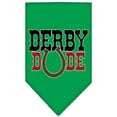 thumbnail image 4 of Mirage Pet Derby Dude Screen Print Bandana Emerald Green Small, 4 of 10