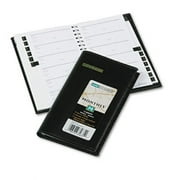 At-A-Glance 7006405 Deluxe Monthly Pocket Planner Unruled 3-1/2 x 6-1/8 Black