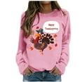 thumbnail image 1 of WEAIXIMIUNG Sweatshirts à Col Rond Graphiques pour Femmes Décontracté Ample Imprimé, 1 of 4