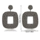 thumbnail image 5 of Pendientes con cuentas Exquisitos Bohemian Talla Crafts Hoop Pendiente Joyería Decoración Tejido Ear Drops Día de San Valentín Gray Inevent AP008652-05, 5 of 5