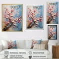 thumbnail image 4 of Designart "Sakura Serenity Asian Painting II" Asian Floater Framed Wall Art Print, 4 of 7