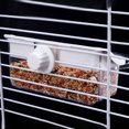 thumbnail image 4 of Hanging Bird Cage Feeders, Four Grid Transparent Food, Parrot Feeders, Universal Hanging Bowls, Water Bird Water Bowl for Parrot Pigeon, Food Feeding Containers for Home, 4 of 8