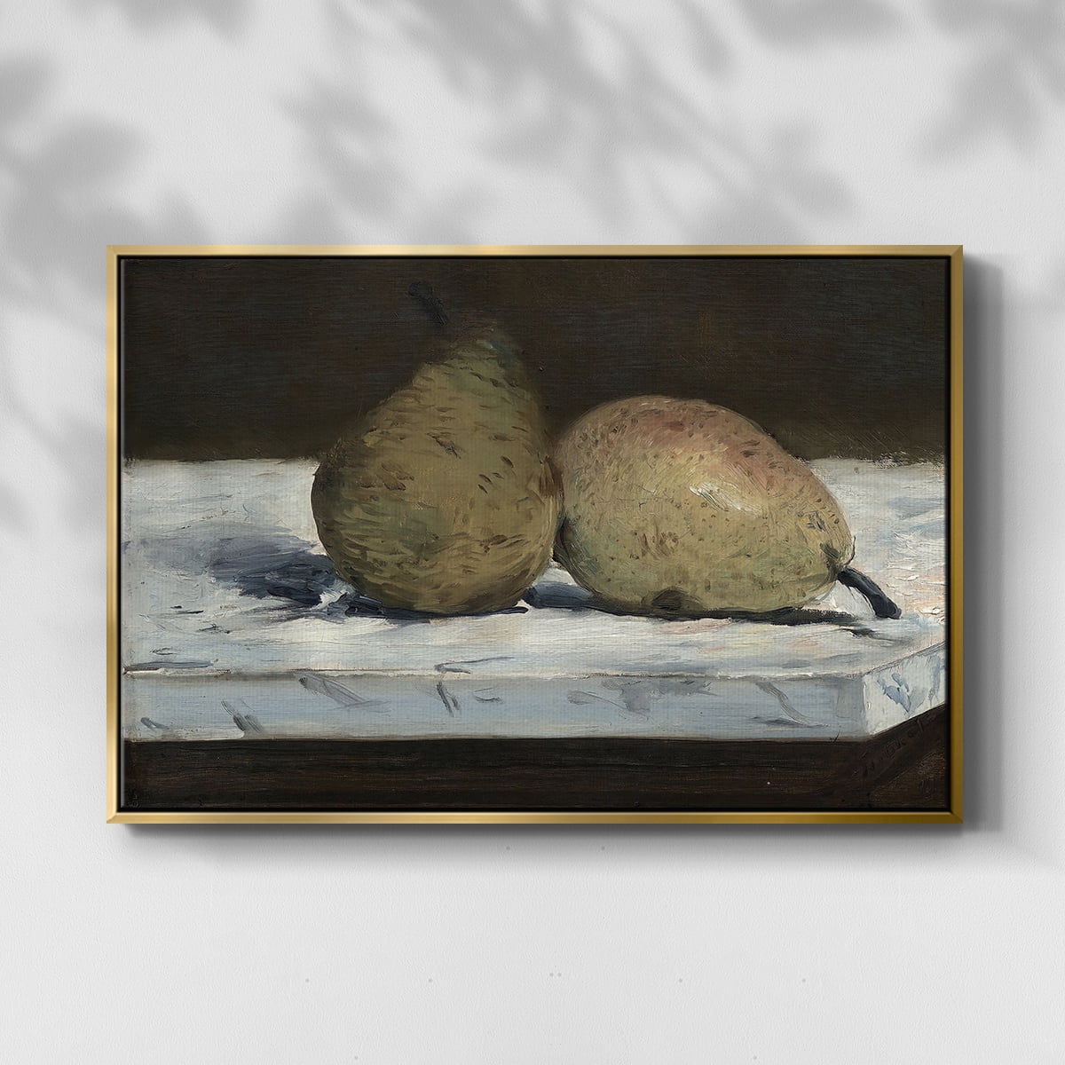 Vintage Botanical Print-VIII By Wexford Home Framed in Gold Wood Gallery Wrapped Canvas 27 in. x 41 in.