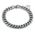 thumbnail image 4 of Wide Curb Cuban Basic 3/5/7/9/11mm Chain Link Bracelets for Men/Women -  Anti Allergy Stainless Steel Wrist Wear, 4 of 26