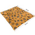 thumbnail image 4 of Black Cat Pumpkin Halloween Throw Blanket 50x60 Inches Spooky Night Pattern Soft Plush Cozy Lightweight Blanket, 4 of 5
