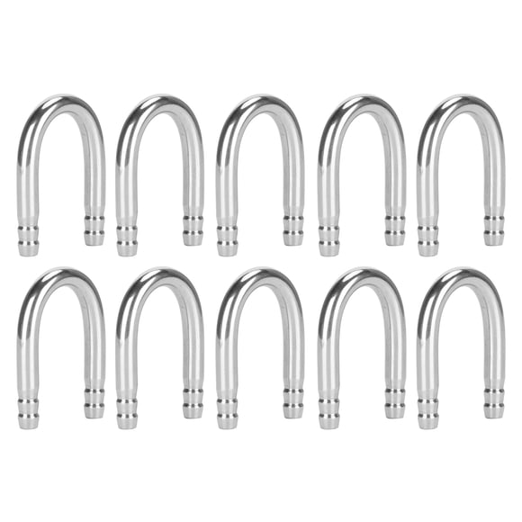 Tubo en U para pecera, 10 unidades, tubo de bomba de oxígeno en forma de U para pecera, tubo de bomba de oxígeno, muy recomendado
