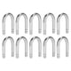 thumbnail image 2 of 10 Uds pecera forma de U codo tubo de acero inoxidable bomba de oxígeno CO2 tubo acuario accesorio, 2 of 5