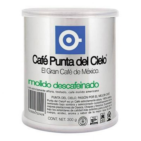 Café molido Punta del Cielo   americano descafeinado en lata 300 g