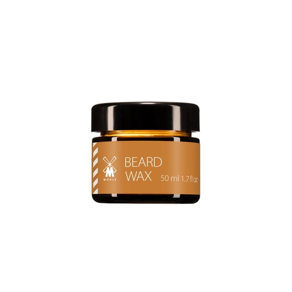 MÜHLE Beard Wax, 50ml | Fresh Bergamot & Cedarwood Fragrance | Smooth Textured Beeswax | Natural Beard Care Wax Balm | Perfect for Everyday Use | Luxury Beard Wax for Men