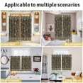 thumbnail image 5 of Sage Green Floral Kitchen Curtains Window Panels, Ethnic Tribe Abstract Art Flowers Insulated Window Treatment Curtain, Grommet Curtains for Bedroom/Living Room/Bathroom, 2 Piece 42"Wx84"L, 5 of 8