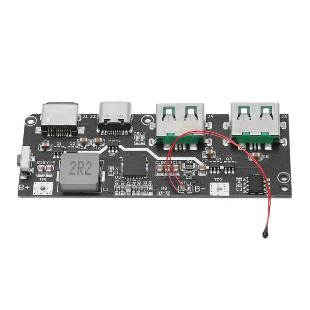 Carte De Charge, Module De Banque D'alimentation Mobile 5 V 4,5 A 22,5 W, Module De Charge Mobile, Module De Charge Rapide, Double LED USB Micro Type C, Accessoire Pour Alimentation électrique