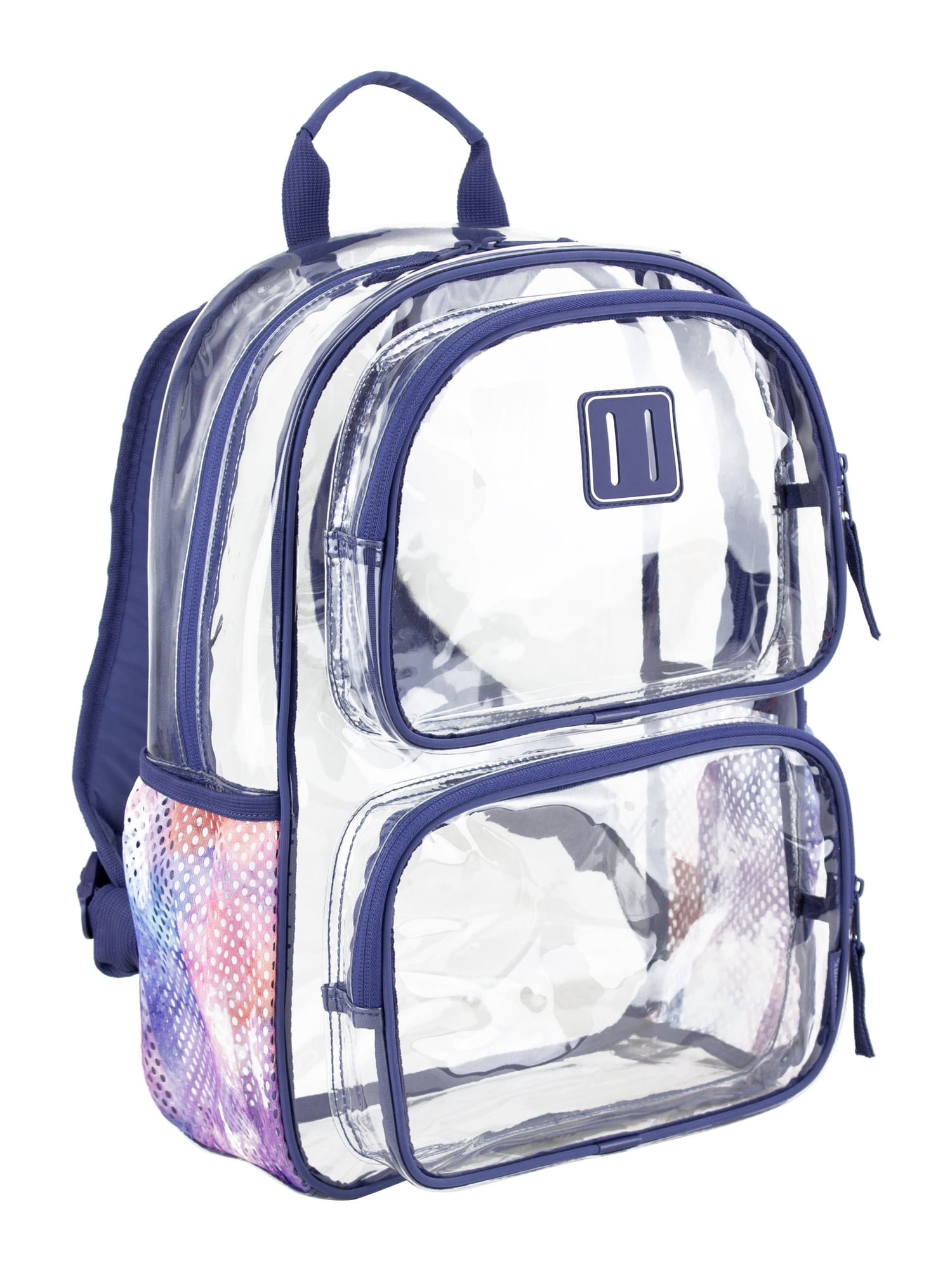 Eastsport Unisex Primo Clear 16" Backpack, Skipper Blue
