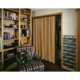 thumbnail image 2 of Spectrum Woodshire Accordion Folding Door Fits 48"wide x 80"high Solid Core Vinyl Laminated MDF Dark Oak Color, 2 of 4
