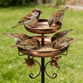 thumbnail image 4 of Soporte metálico para bebederos y comederos de pájaros – Comedero de jardín para montar en el suelo, ideal para patios, prados y exteriores | Apto para diversas especies de aves con abertura de ali, 4 of 6