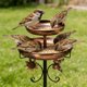 thumbnail image 4 of Soporte metálico para bebederos y comederos de pájaros – Comedero de jardín para montar en el suelo, ideal para patios, prados y exteriores | Apto para diversas especies de aves con abertura de ali, 4 of 6