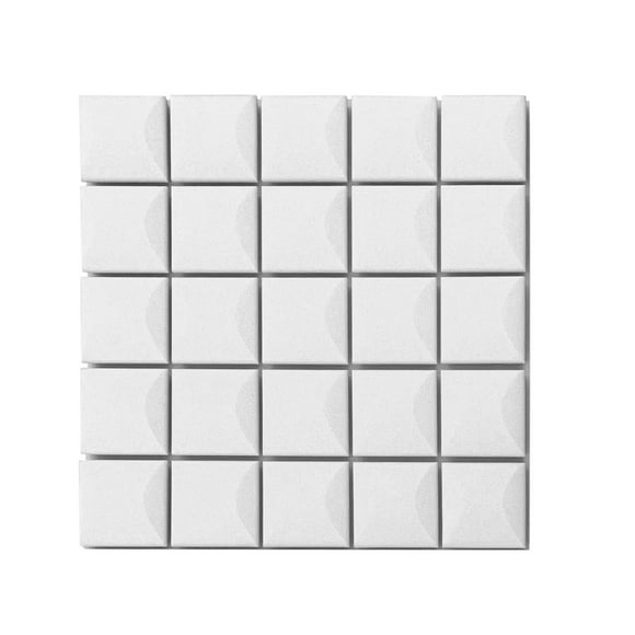 EGNMCR Wall Stickers, Cute Stickers 4Pcs Acoustic Foam Sound Stop Absorption Sponge Studio KTV Soundproof Sound insulation sponge