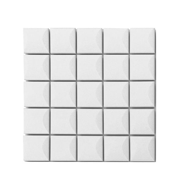 Fiudx Decoración De La Etiqueta De La Pared Uds Espuma Acústica Parada De Sonido Esponja De Absorción Estudio Ktv Insonorizada Ofertas Del Día