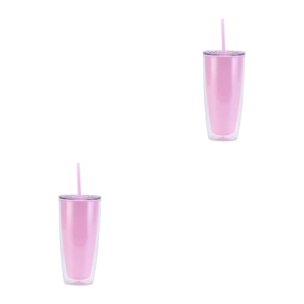 Taza de café de doble pared Bearachild 750ml Rosa claro 2piezas