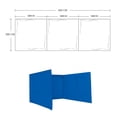 thumbnail image 2 of Laterales para toldo ilios innova  2x2 azul calibre 210D (sin estructura), 2 of 9