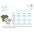 thumbnail image 2 of KIMI BEAR Newborn Baby Boys Tops Short Sleeves Dinosaur Print T-shirt + Solid Color T-shirt 2pcs Baby Boys Clothes Summer Fall Green 6-9 Months, 2 of 9