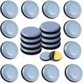 thumbnail image 1 of Set of 24 20mm Teflon Glides (Round) for Furniture, Self-Adhesive Teflon Gliders for Chairs, Sofas, Desks, Tables., 1 of 5