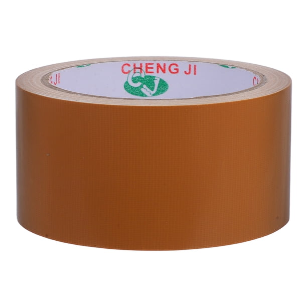 EeaseMX Cinta adhesiva de tela resistente al agua de una sola cara para equipos eléctricos, ideal para bricolaje, alfombras de escenario (marrón/5 cm x 13 m)