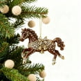 thumbnail image 4 of 3.15 Inch Crystal Horse Christmas Ornaments Horse Xmas Tree Decorations 2D Flat Acrylic Keepsake Pony Ornament Horses Lovers Gifts, 4 of 6