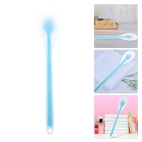 ACDANC Bath Lotion Applicator for Back Feet with Long Handled Back Sunscreen Applicator for Kids Elderly Women Apply Cream Medicine Skin Cream Tanner Sky-blue