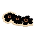 thumbnail image 1 of Injueey Alfombra de baño redonda suave y gruesa, alfombrillas de ducha cómodas y antideslizantes para el fondo interior de la ducha Juegos de accesorios de baño Negro 45X100cm, 1 of 6