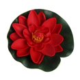 thumbnail image 1 of Flores flotantes artificiales de loto, nenúfar, plantas de jardín para tanque, estanque, decoración, 1 of 5