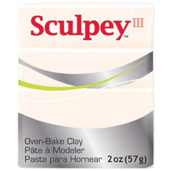 Sculpey III Polymer Clay 2oz-Translucent