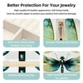 thumbnail image 3 of Dragonfly Travel Portable Square Jewelry Box Earring Necklace Bracelet Organizer Storage Display Case Holder Stand Box Display, 3 of 6