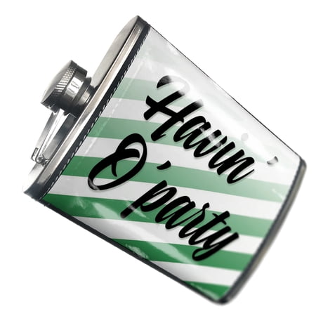 

NEONBLOND Flask Havin O party St. Patrick s Day Fading Green Stripes