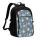 thumbnail image 1 of Balery Surf Shark Mochila con carga USB para hombre y mujer - Mochila impermeable y antirrobo para laptop con puerto USB para viajes, trabajo, 1 of 7