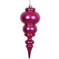 thumbnail image 1 of Vickerman 14" Wine Shiny Finial Christmas Ornament, 1 of 1