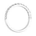 thumbnail image 2 of 1/2 Carat Round Diamond Wedding Band Ring in 14K White Gold (Ring Size 9.75), 2 of 5