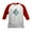 Red/White, variant on CafePress - PD Moreno's Halloween Ghost Kids Baseball T Shirt - Kids Cotton Baseball Jersey, 3/4 Sleeve Shirt