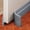 GRAY, variant on Under Door Draft Stopper Sweep for Exterior Interior Bottom Doors, Weather Stripping Door Seal Blocker Noise Cold Air Insulation