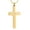 Gold, variant on Crystal Cross Urn Necklaces for Ashes Cremation Crucifix Keepsake Memorial Pendant Necklace
