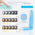 thumbnail image 2 of CNKOO Portable adjustable Brightness LED Book Reading Light Mini USB Rechargeable Bookmark Light  Gifts for children White/Warm, 2 of 6