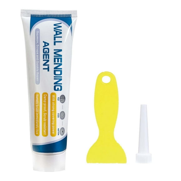 RKSTN Repair Cream Efficient Dry Wall Repair Kit with Scraper Repair Paste Wall Repair Cream Wall Mending Repair Kit 100g
