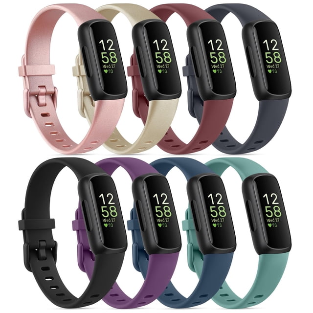 Correas de repuesto Vancle Sport Silicone Fitbit Inspire 3 x8