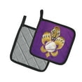 thumbnail image 2 of Tiger Fleur de lis Baseball Pair of Pot Holders, 2 of 2