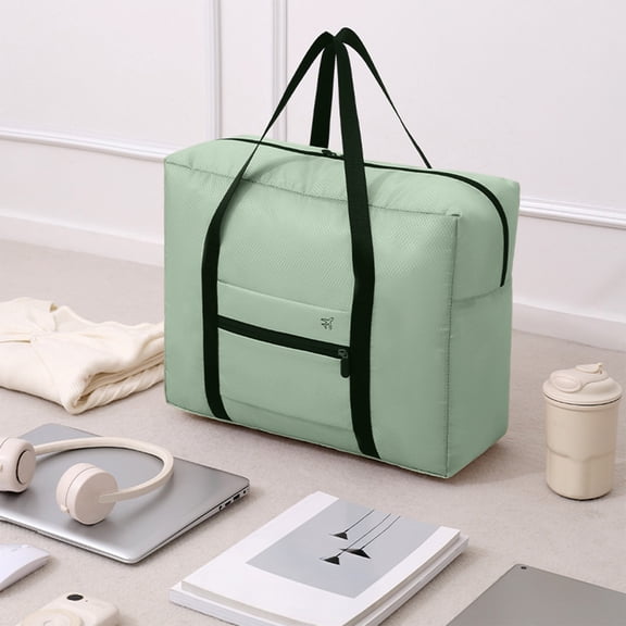 KMMYS Luggage Bag Large Capacity Foldable Travel Bag Waterproof Organizer with Multiple Pockets, Ideal for Travel and Outdoor Use, Compact and Portable Storage Solution, Durable Polyester Material