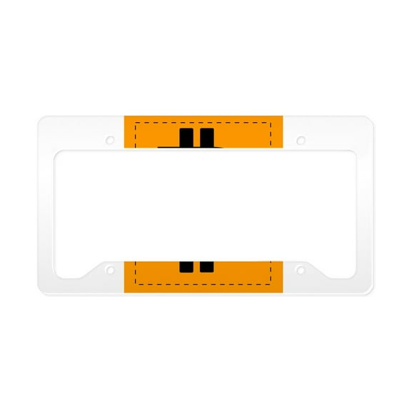 CafePress - Bitcoin Logo Symbol Design Ic License Plate Holder - Aluminum License Plate Frame, License Tag Holder